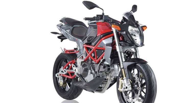 Bimota DB6 Delirio In Red N Grey Front Pose